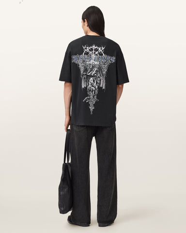 Swords Oversized Graphic T-Shirt