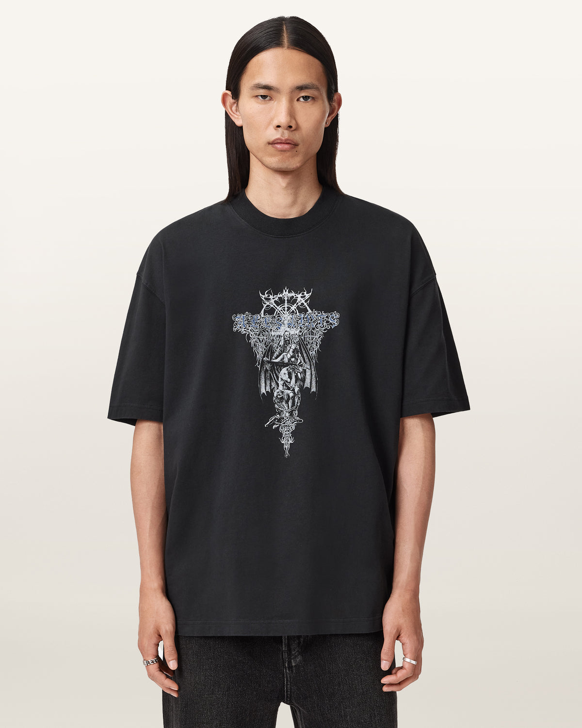 Swords Oversized Graphic T-Shirt