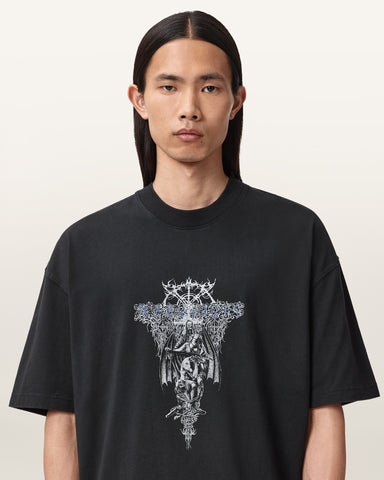 Swords Oversized Graphic T-Shirt