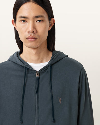 Brace Zip Up Brushed Cotton Ramskull Hoodie