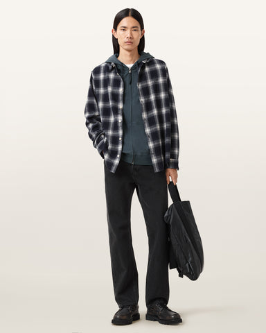 Brace Zip Up Brushed Cotton Ramskull Hoodie