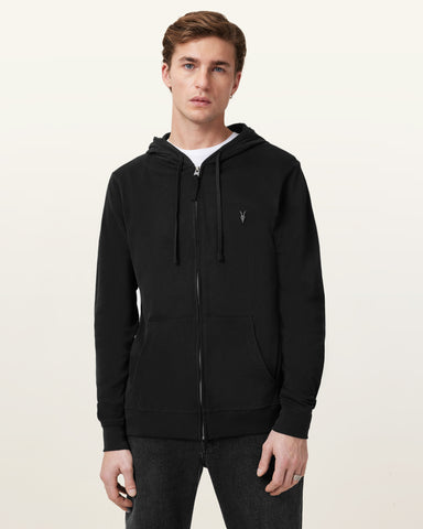 Brace Zip Up Brushed Cotton Ramskull Hoodie