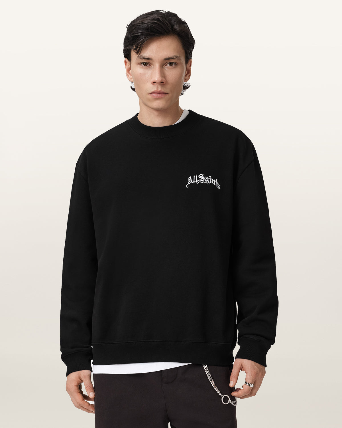 Descent Oversized Cropped Sweatshirt