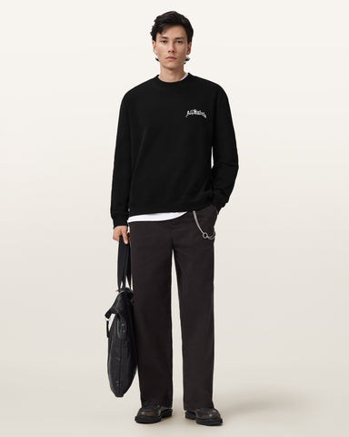Descent Oversized Cropped Sweatshirt