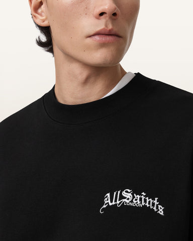 Descent Oversized Cropped Sweatshirt