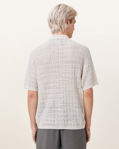 Loire Short Sleeve Open Knit Cardigan