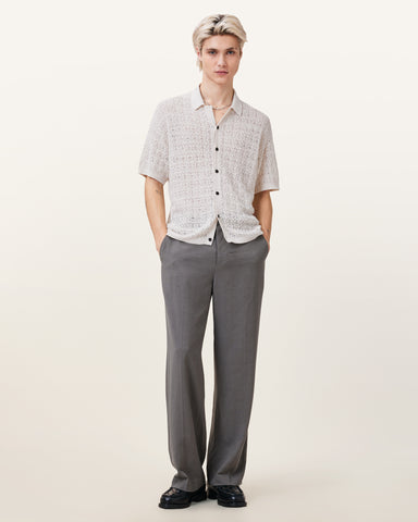 Loire Short Sleeve Open Knit Cardigan