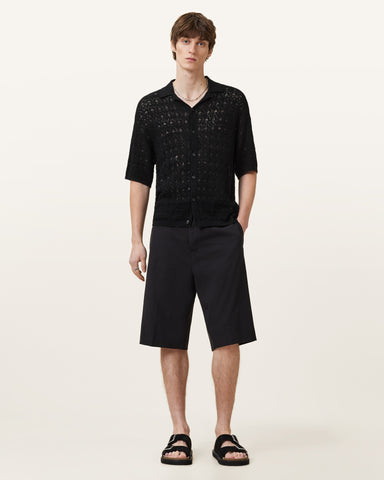 Loire Short Sleeve Open Knit Cardigan