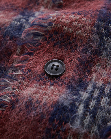 Austin Checked Brushed Cardigan