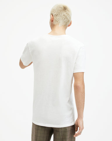 Figure Crew Neck Raw Edge T-Shirt