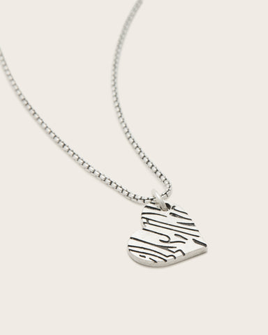 Byron Sterling Silver Heart Necklace