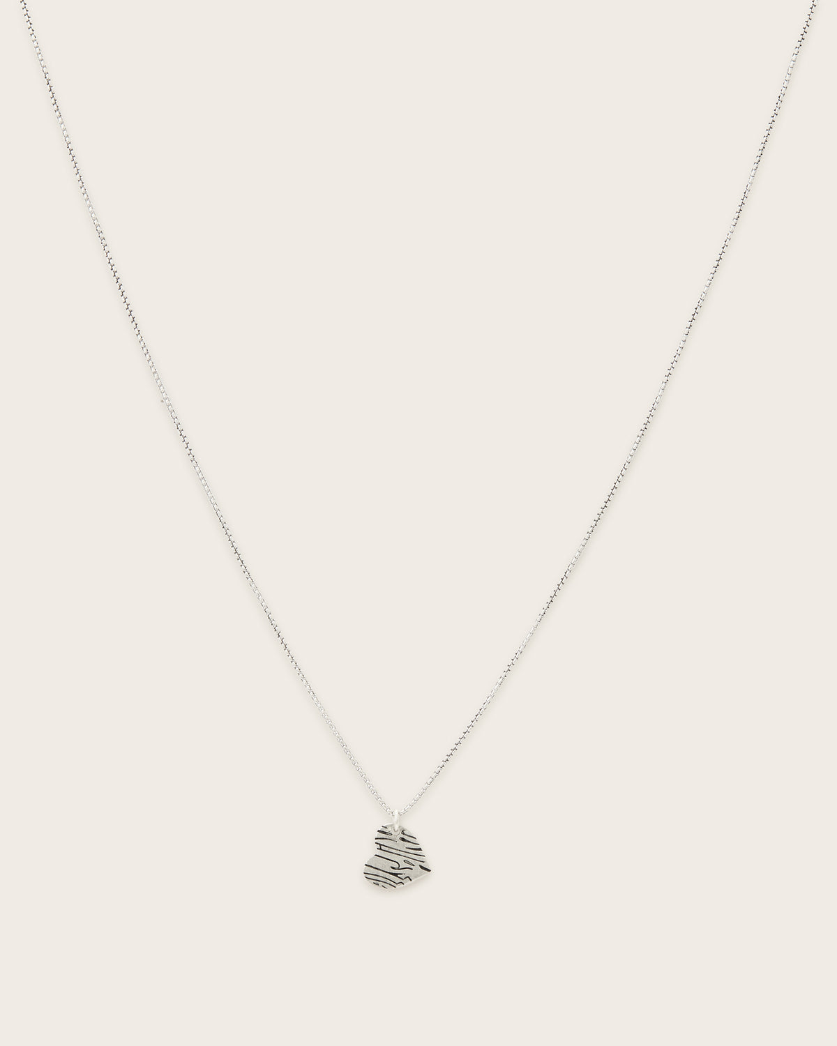 Byron Sterling Silver Heart Necklace