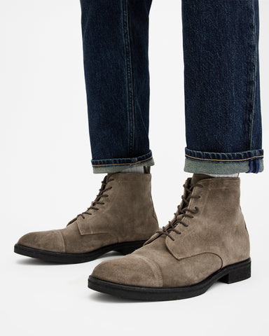 Drago Suede Lace Up Boots