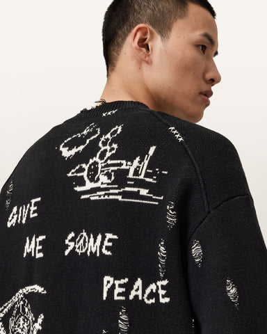 Caledon Oversized Jacquard Cardigan