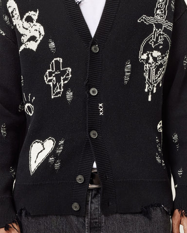 Caledon Oversized Jacquard Cardigan