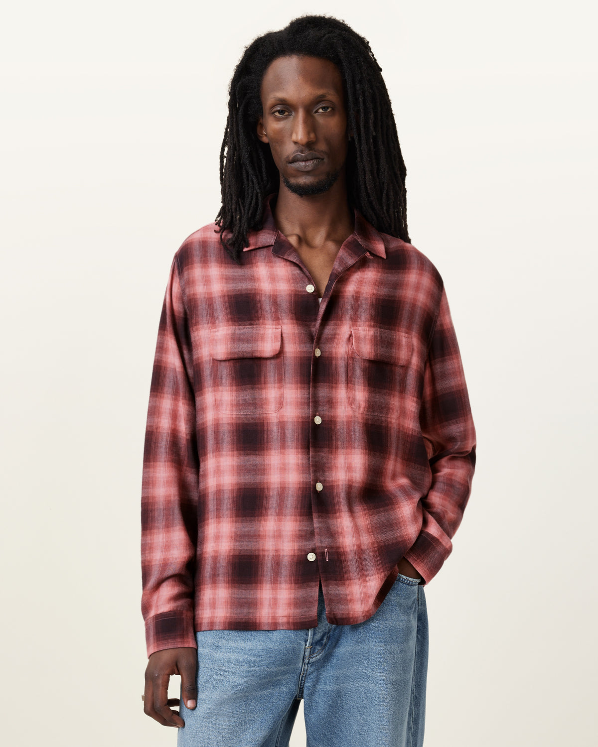 Aalto Relaxed Checked Shirt