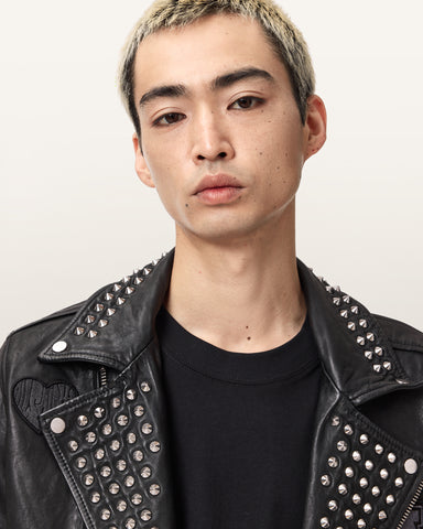 Cole Leather Biker Jacket