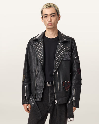 Cole Leather Biker Jacket