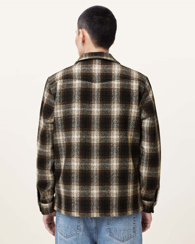 Alvar Checked Western Relaxed Fit Shirt