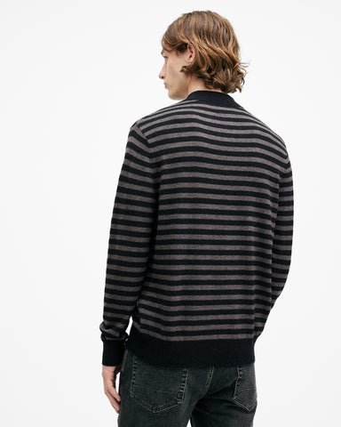 Andi Mock Neck Striped Sweater