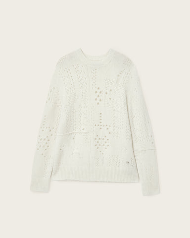 Hadwin Distressed Crew Neck Sweater