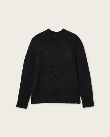 Hadwin Distressed Crew Neck Sweater