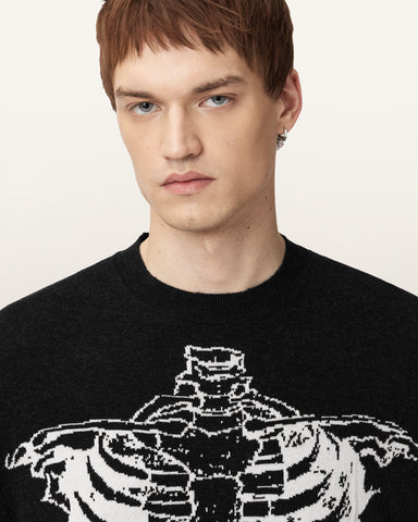 Skelli Crew Neck Wool Sweater