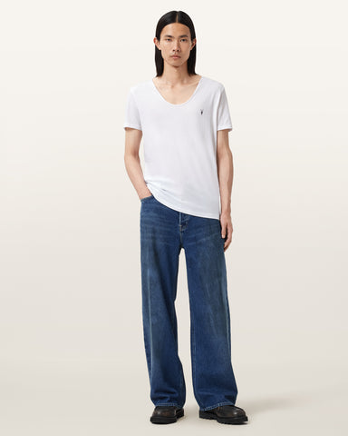 Tonic Scoop Neck Slim Ramskull T-Shirt