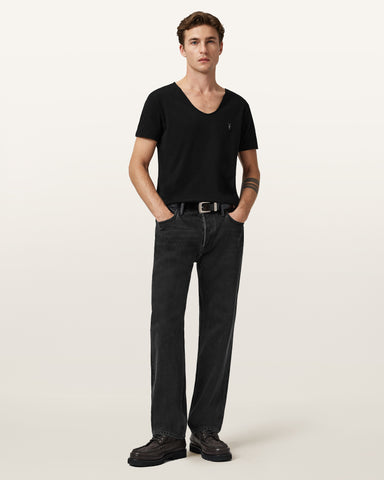 Tonic Scoop Neck Slim Ramskull T-Shirt