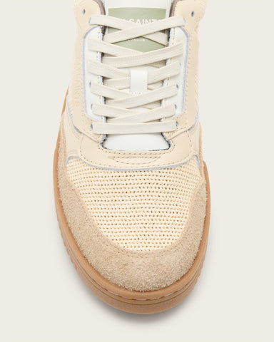 Regan Mesh And Suede Low Top Sneakers