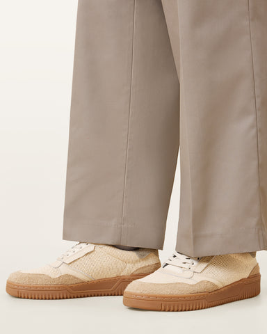 Regan Mesh And Suede Low Top Sneakers