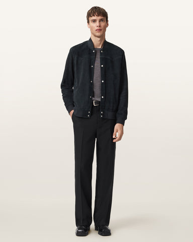 Stafford Suede Bomber Jacket