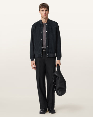 Stafford Suede Bomber Jacket