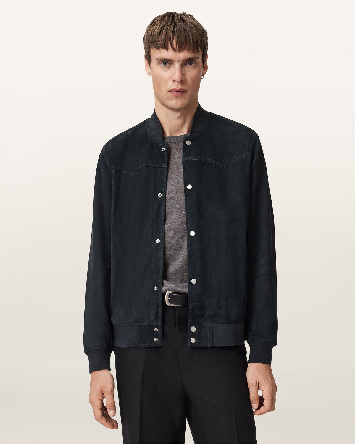 Stafford Suede Bomber Jacket