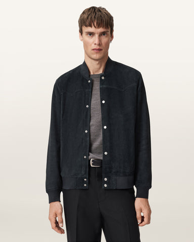 Stafford Suede Bomber Jacket