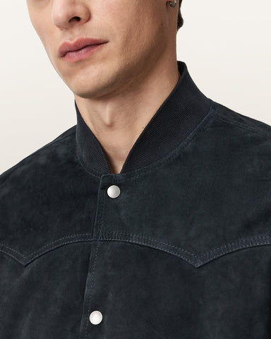 Stafford Suede Bomber Jacket