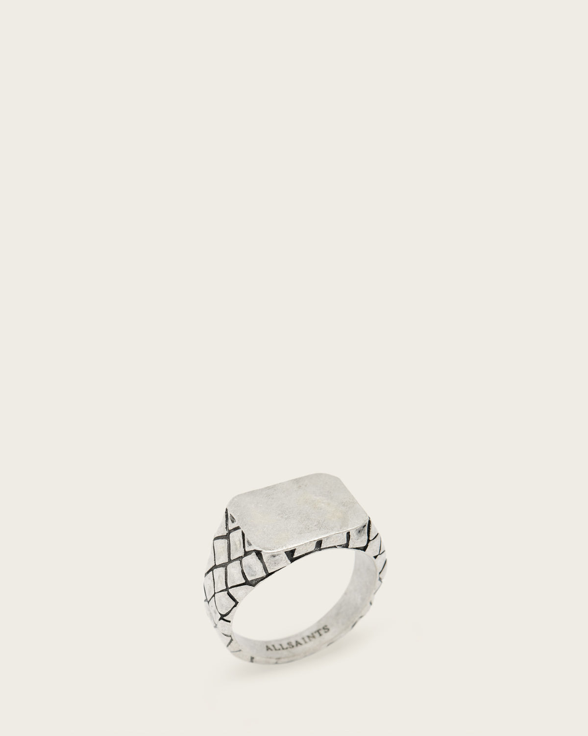 Carter Textured Signet Ring