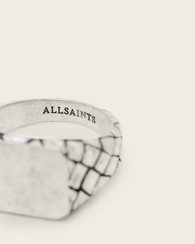 Carter Textured Signet Ring