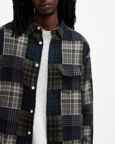 Hopton Checked Relaxed Fit Shirt