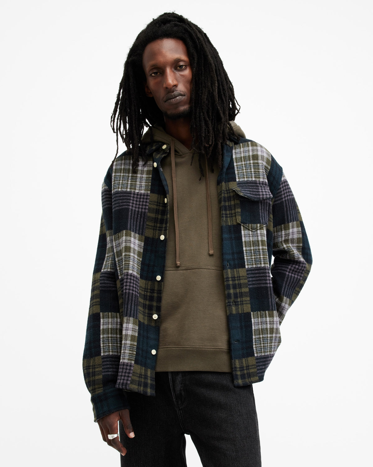 Hopton Checked Relaxed Fit Shirt