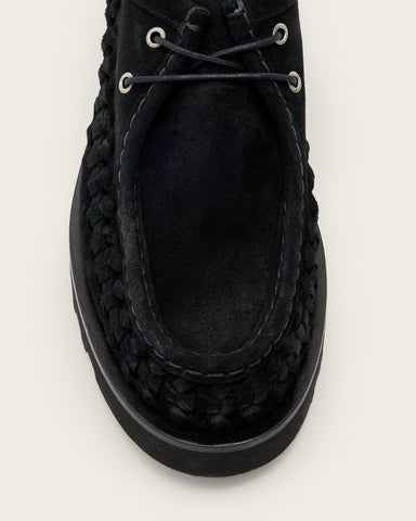 Skiff Woven Boat Shoes