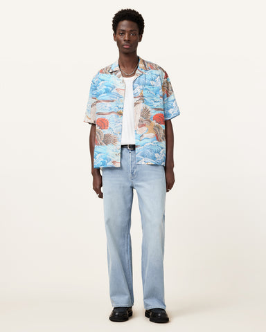 Corsican Relaxed Fit Hawaiian Shirt