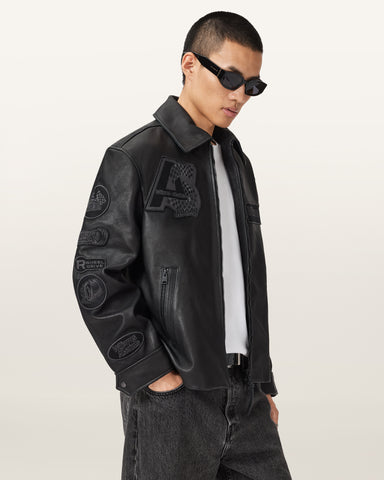 Williams X AllSaints Garrison Leather Jacket
