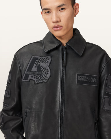Williams X AllSaints Garrison Leather Jacket