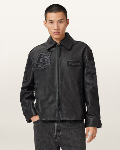 Williams X AllSaints Garrison Leather Jacket