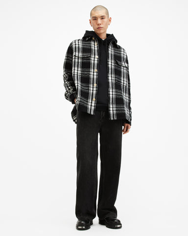 Imber Checked Relaxed Fit Overshirt
