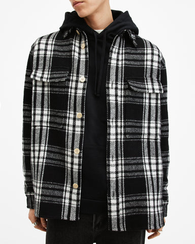 Imber Checked Relaxed Fit Overshirt