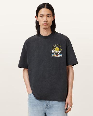 Cove Crayon Graphic Oversized T-Shirt