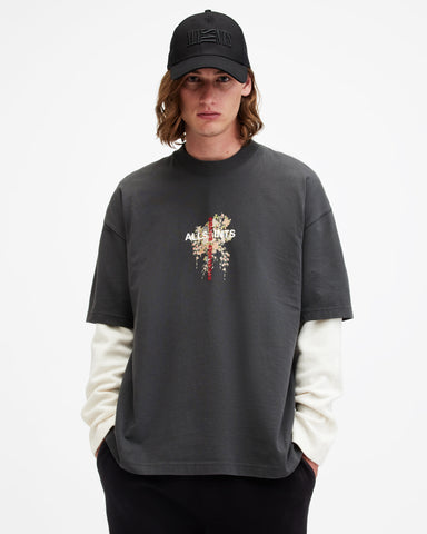 Eternal Oversized Embroidered Logo T-Shirt