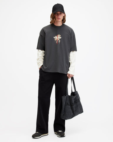 Eternal Oversized Embroidered Logo T-Shirt